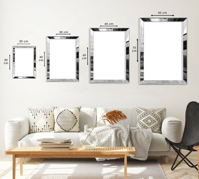 Wallity Conjunto de 3 Cuadros Decorativos Huhu408 Multicolor 50 x 70 cm
